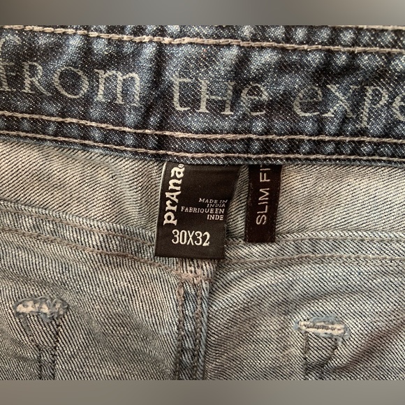 Men’s PrAna blue jeans size 30X32 - Picture 4 of 9